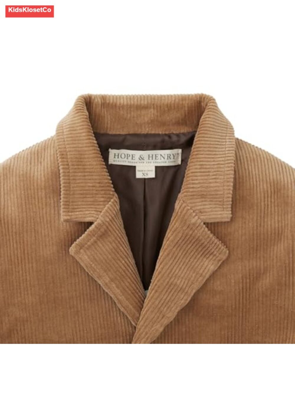 Boys Corduroy Blazer Organic Cotton Sport Coat Faux Suede Elbow Patches - Picture 4 of 6